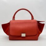 CELINE Trapeze Small Vermillon SHW
