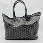 Goyard St Louis PM Goyardine Noir SHW