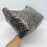 Goyard St Louis PM Goyardine Noir SHW