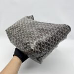 Goyard St Louis PM Goyardine Noir SHW