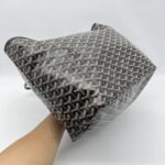 Goyard St Louis PM Goyardine Noir SHW