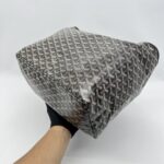 Goyard St Louis PM Goyardine Noir SHW