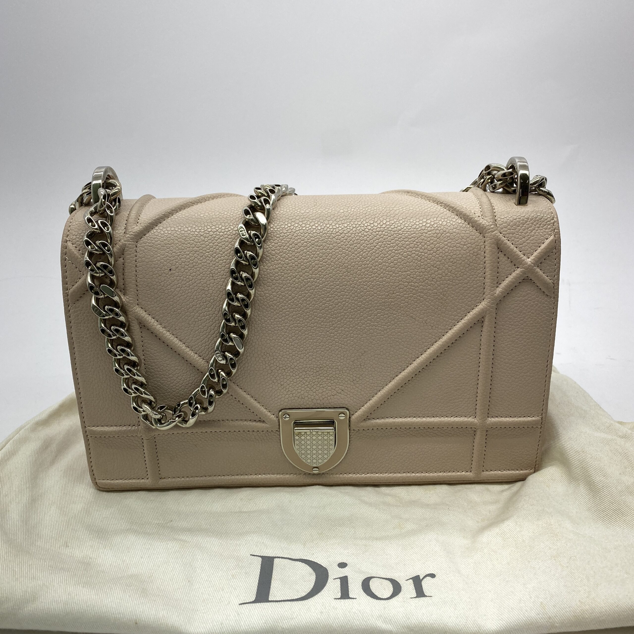 Dior Diorama Flap Light Pink SHW