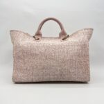 Chanel Deauville Medium Raffia Pink GHW