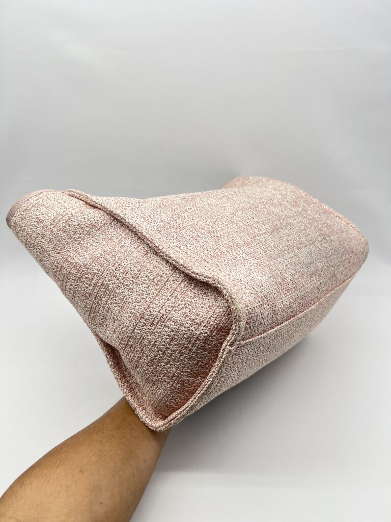 Chanel Deauville Medium Raffia Pink GHW