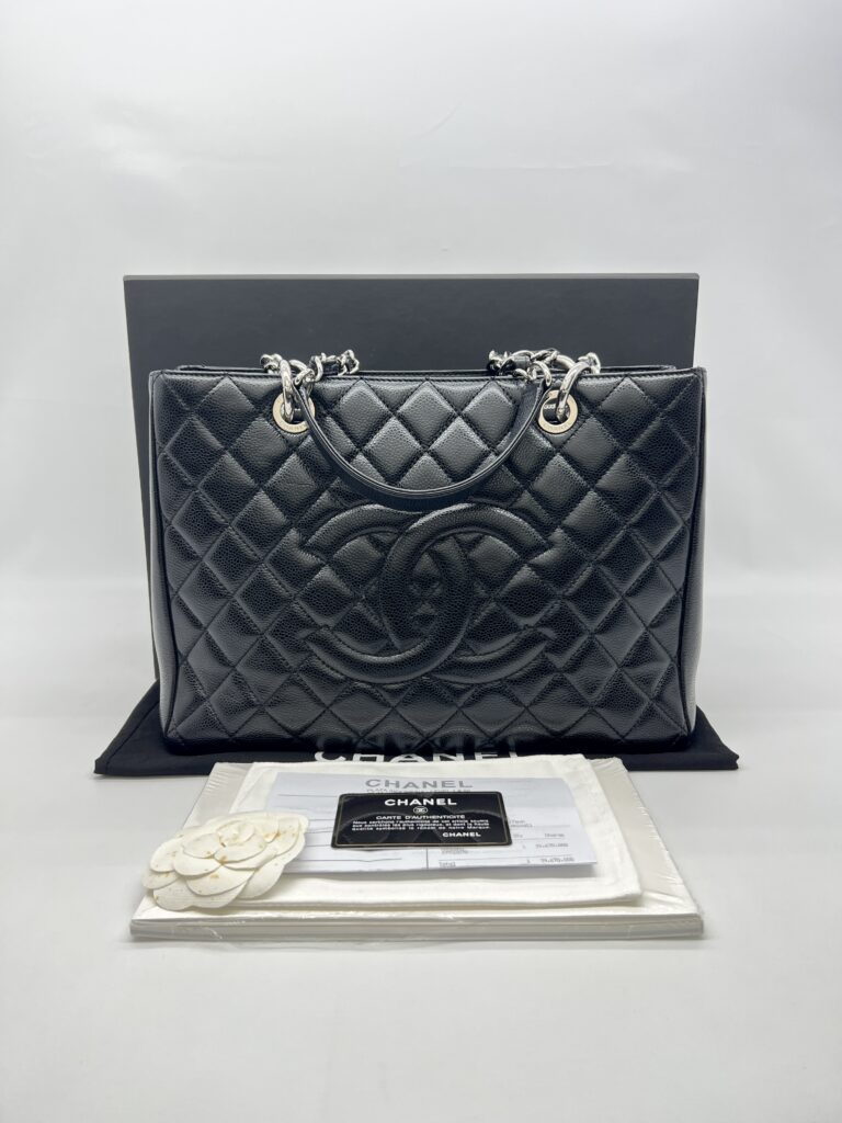 Chanel GST Caviar Black SHW