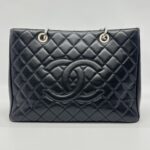 Chanel GST Caviar Black SHW