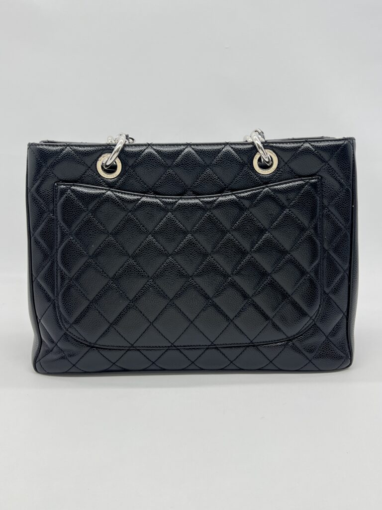 Chanel GST Caviar Black SHW