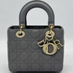 Dior Lady Dior Small Grey GHW