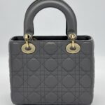 Dior Lady Dior Small Grey GHW