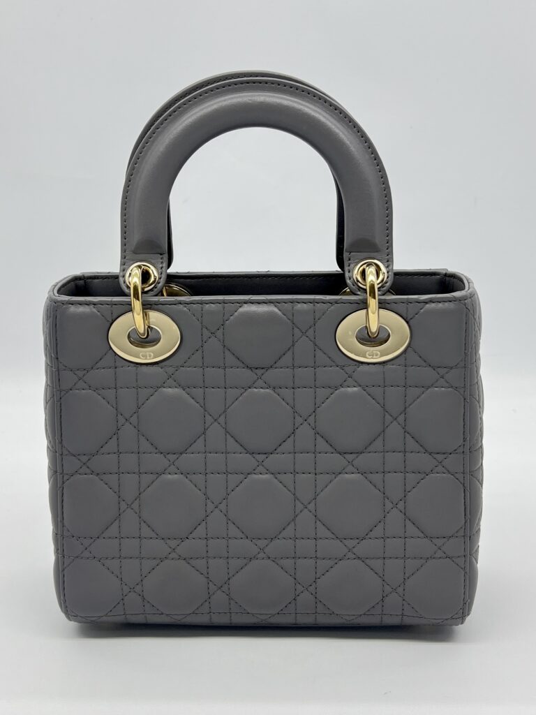 Dior Lady Dior Small Grey GHW
