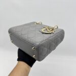 Dior Lady Dior Small Grey GHW
