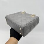 Dior Lady Dior Small Grey GHW