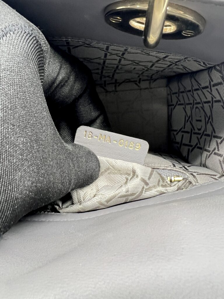 Dior Lady Dior Small Grey GHW