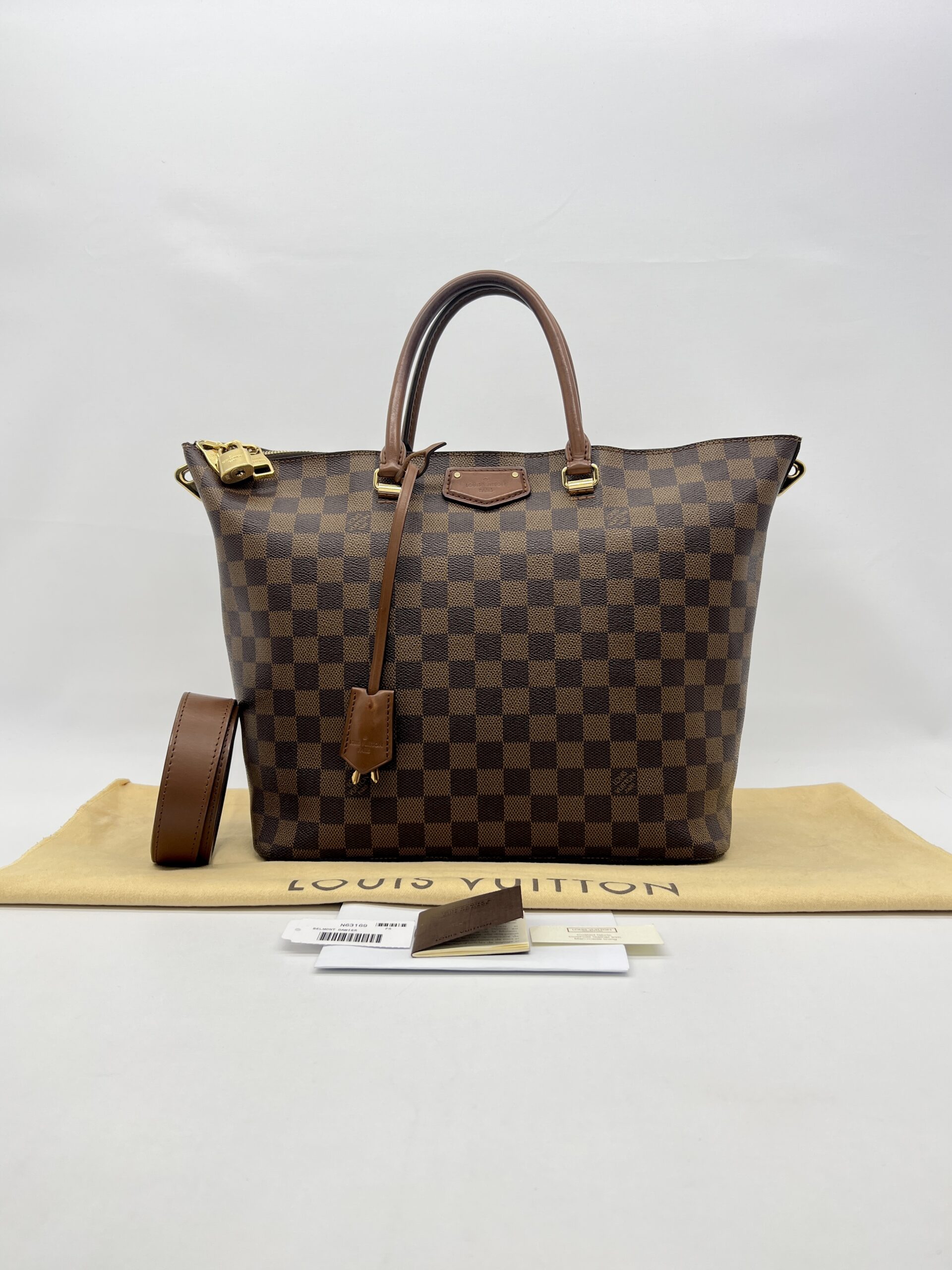 Louis Vuitton Belmont Damier Ebene GHW