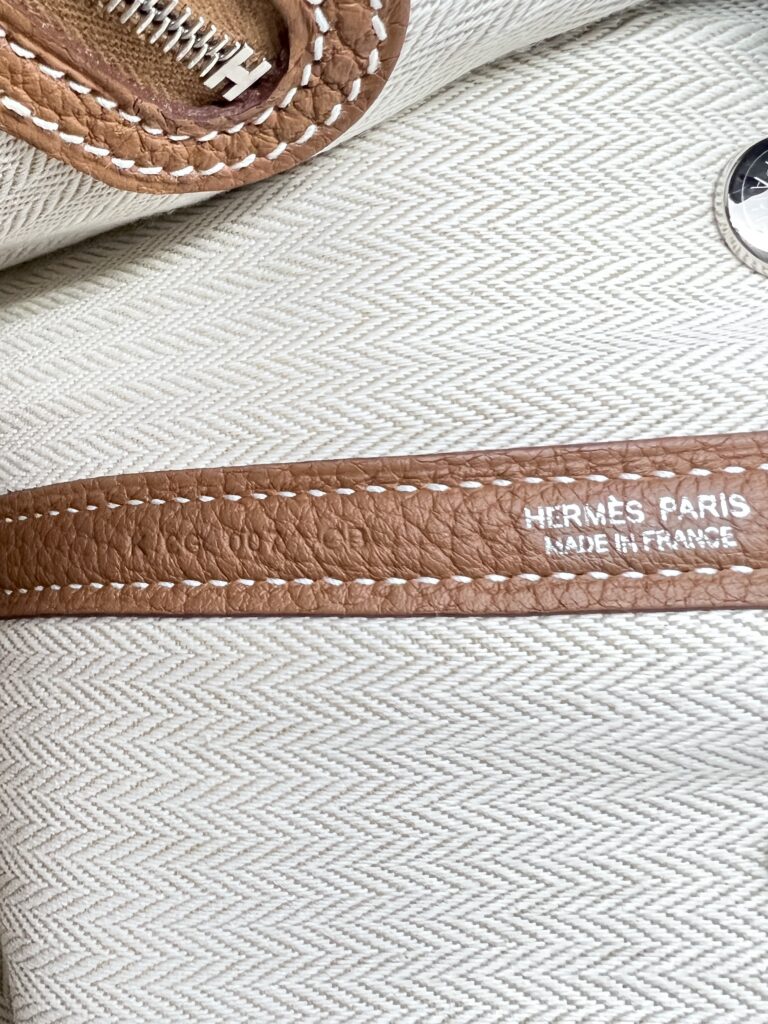 Hermes Garden Party 30 Negoda Gold PHW