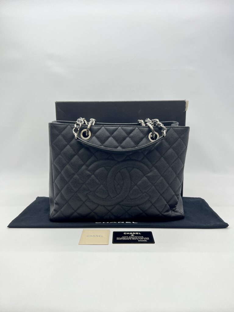 Chanel GST Caviar Black SHW