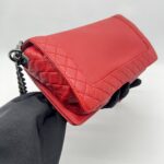 Chanel Boy Reverso Medium Calfskin Red RHW