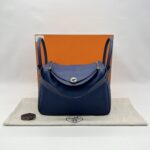 Hermes Lindy 30 Swift Bleu Encre PHW