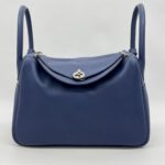 Hermes Lindy 30 Swift Bleu Encre PHW