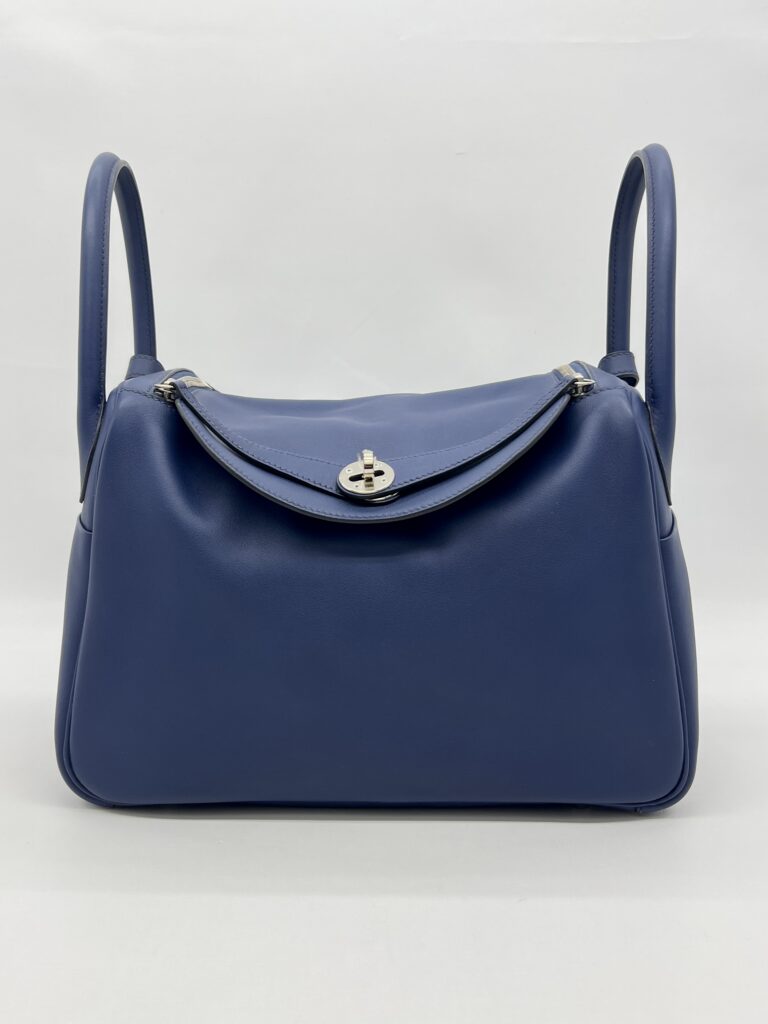 Hermes Lindy 30 Swift Bleu Encre PHW
