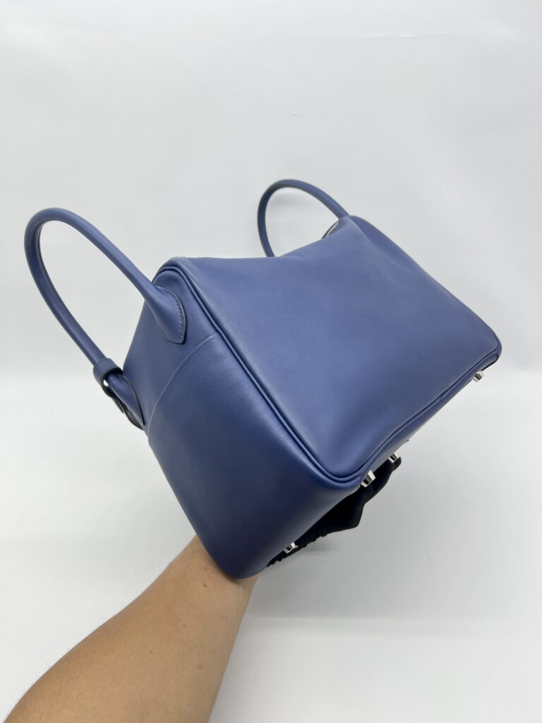 Hermes Lindy 30 Swift Bleu Encre PHW