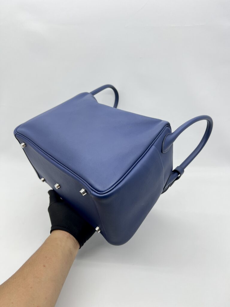 Hermes Lindy 30 Swift Bleu Encre PHW