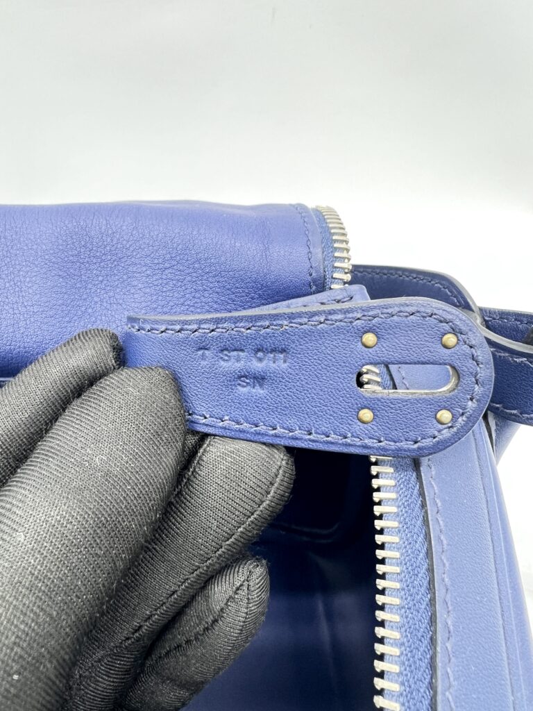 Hermes Lindy 30 Swift Bleu Encre PHW