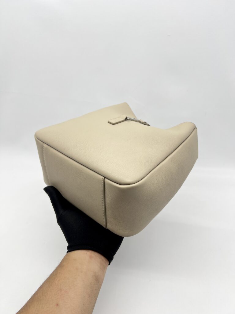 Saint Laurent Hobo Le 5A7 Supple Small Taupe SHW