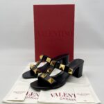 Valentino Roman Stud Chunky Black/Nero GHW