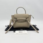 Celine Pico Belt Bag Grained Calfskin Light Taupe GHW
