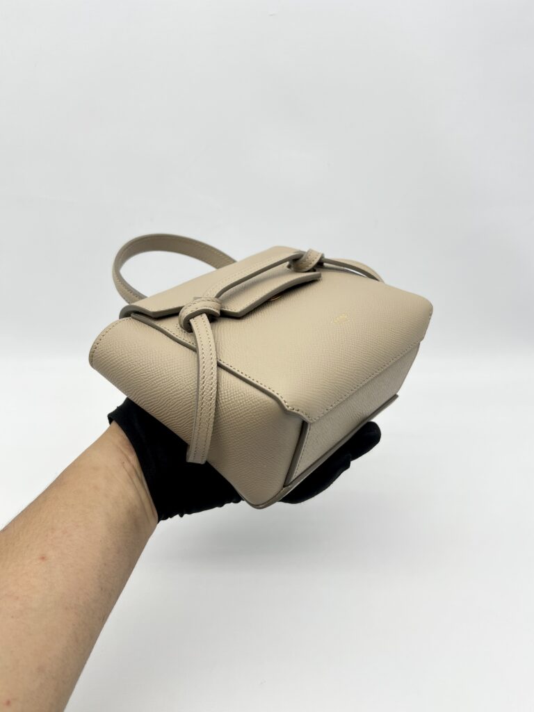 Celine Pico Belt Bag Grained Calfskin Light Taupe GHW