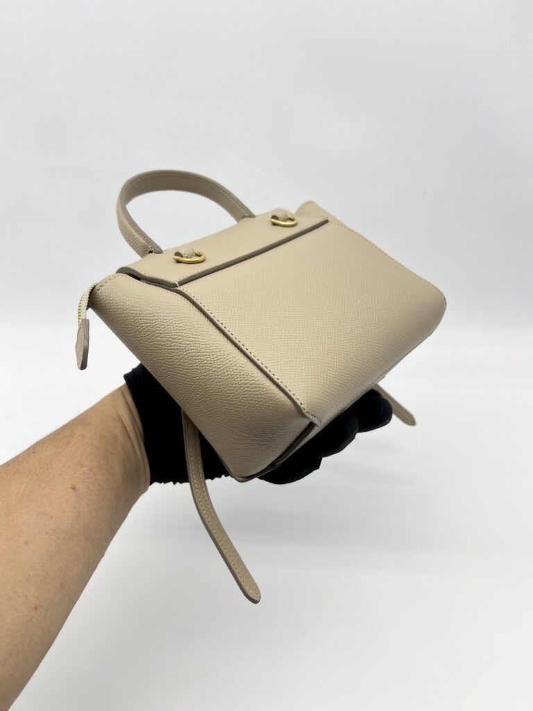 Celine Pico Belt Bag Grained Calfskin Light Taupe GHW