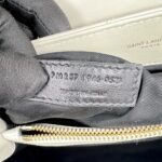 Saint Laurent Lou Lou Medium White GHW