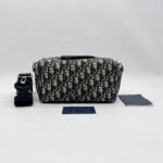 Dior Lingot Messenger Canvas Oblique Navy Black SHW