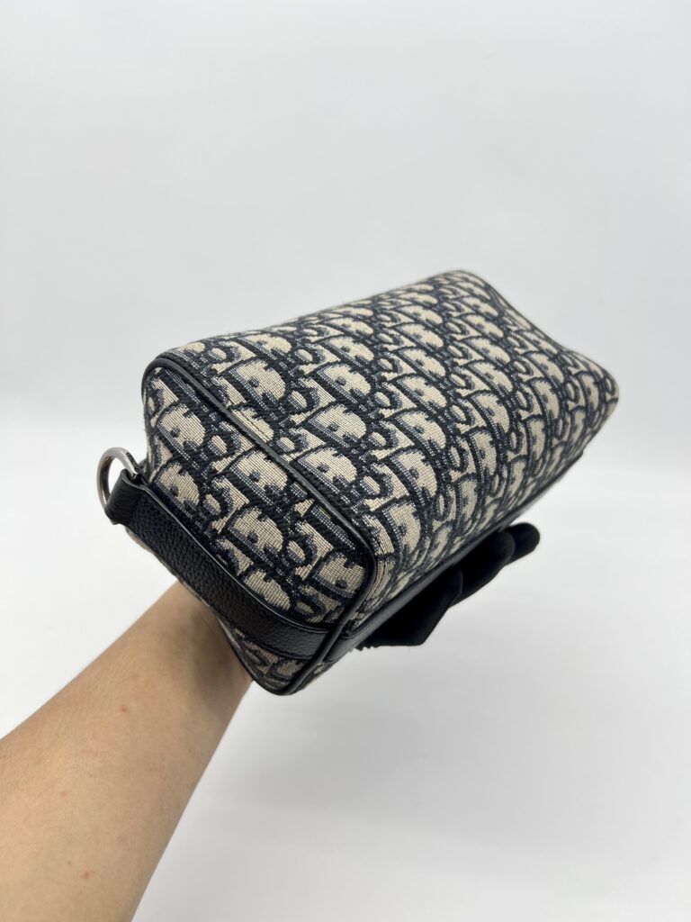 Dior Lingot Messenger Canvas Oblique Navy Black SHW
