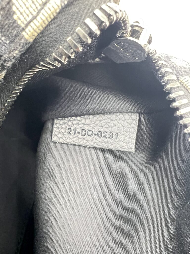Dior Lingot Messenger Canvas Oblique Navy Black SHW
