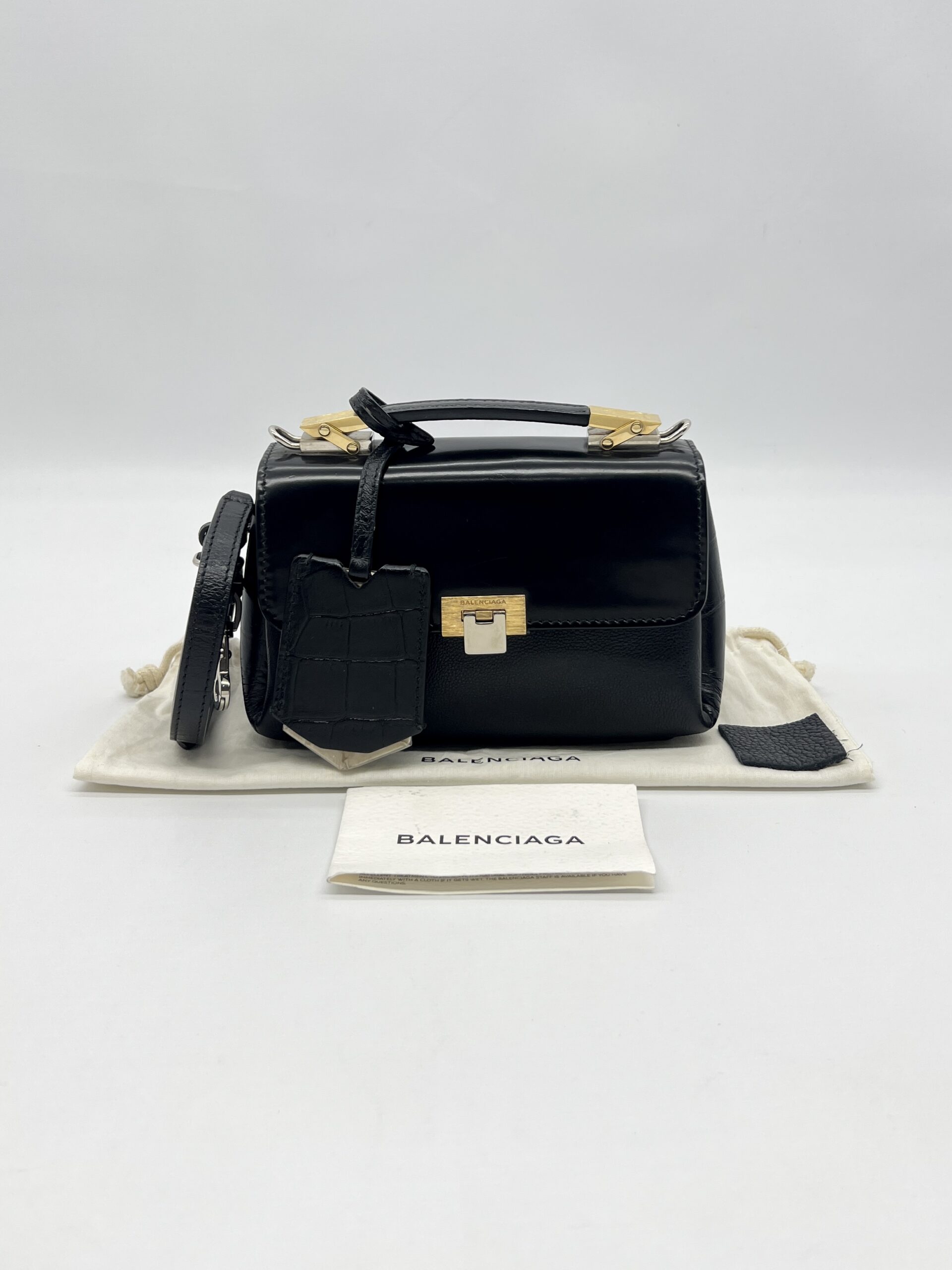 Balenciaga Le Dix Mini Bag Black GHW
