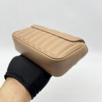 Gucci Marmont Super Mini Geometric Caramel SHW