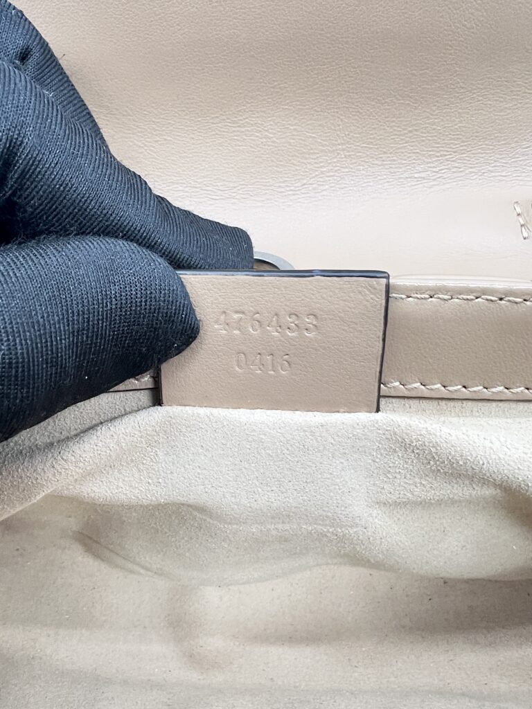 Gucci Marmont Super Mini Geometric Caramel SHW