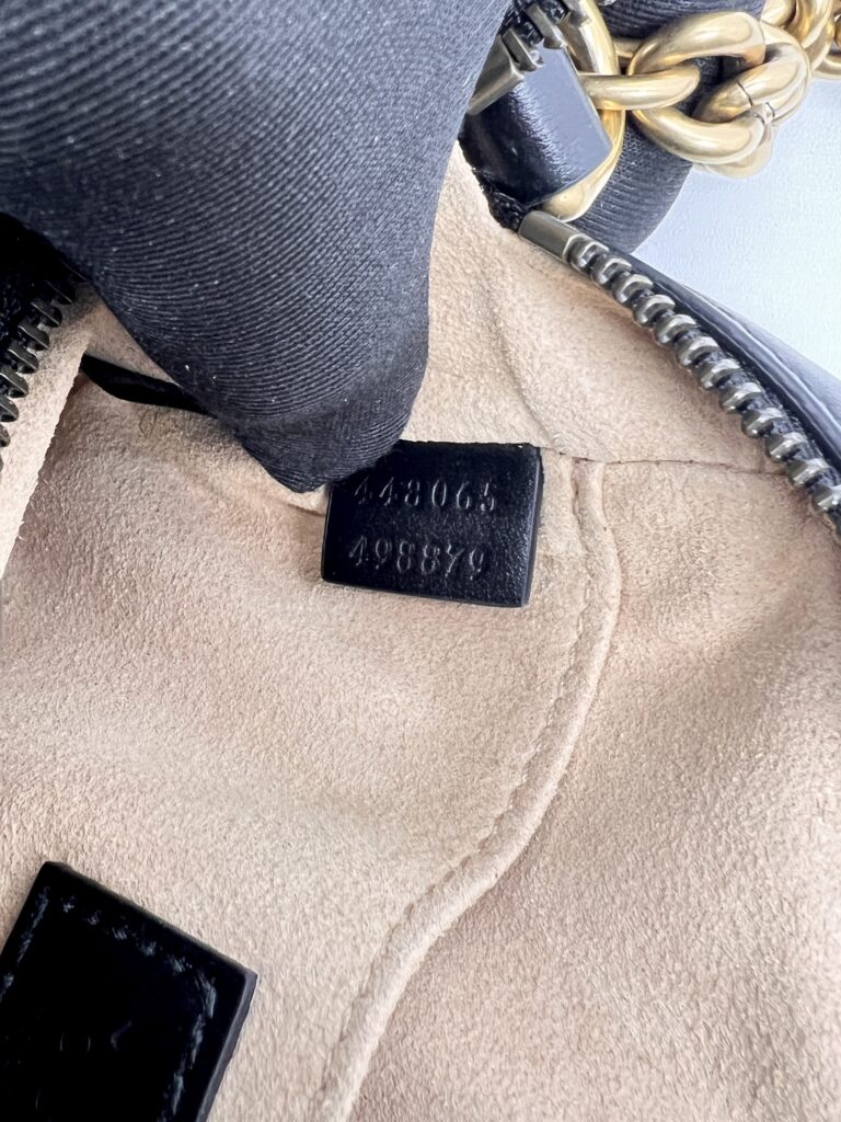 Gucci Mini Marmont Camera Bag Black GHW
