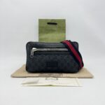 Gucci Belt Bag GG Supreme Black Grey SHW