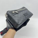 Gucci Belt Bag GG Supreme Black Grey SHW