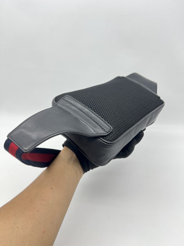 Gucci Belt Bag GG Supreme Black Grey SHW