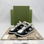 Gucci Basket Sneakers Demetra Black White