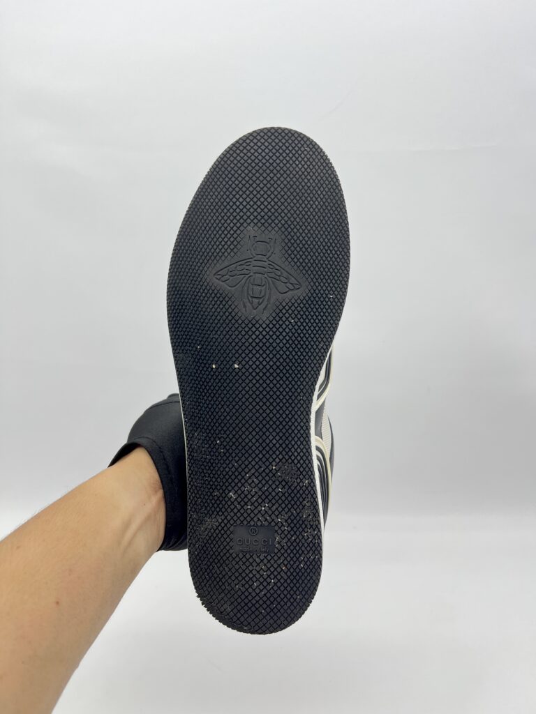 Gucci Basket Sneakers Demetra Black White