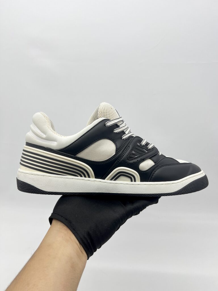 Gucci Basket Sneakers Demetra Black White