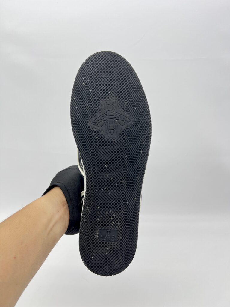 Gucci Basket Sneakers Demetra Black White