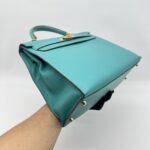 Hermes Kelly 32 Epsom Bleu Paon GHW