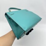 Hermes Kelly 32 Epsom Bleu Paon GHW